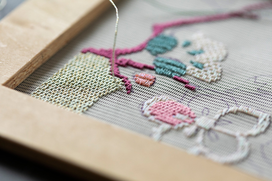 安心 保証 和装バック 絽刺し 手刺繍 日本刺繍 | ccfl.ie