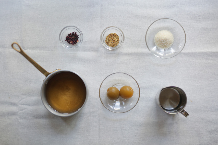 二十四節気 暦のレシピ 第５話 芒種 ２色のハーブでつくる梅酒ゼリー つくりら 美しい手工芸と暮らし