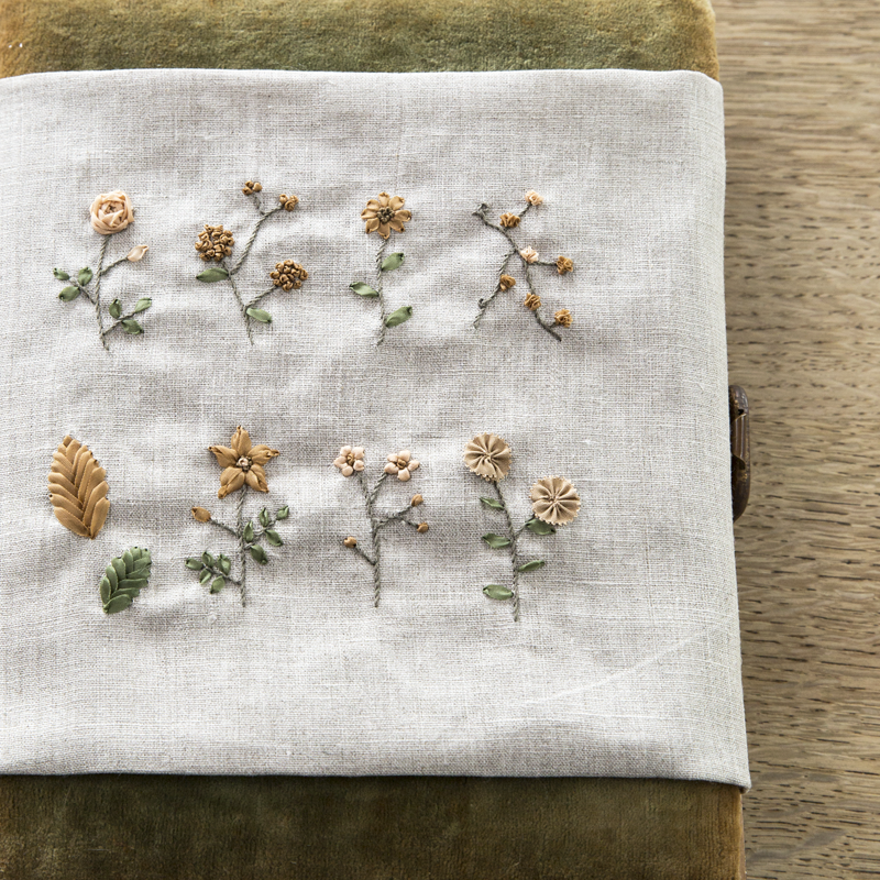 リボン刺繡の基本 エンブロイダリーリボンのこと つくりら 美しい手工芸と暮らし