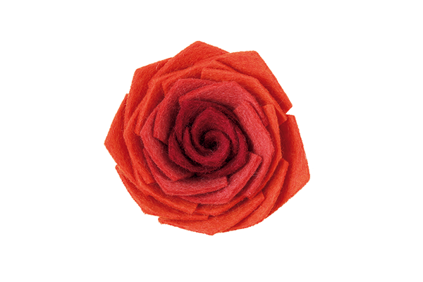 ハンドメイド　編みぐるみ　バラ　薔薇　10本セット　ワインレッド