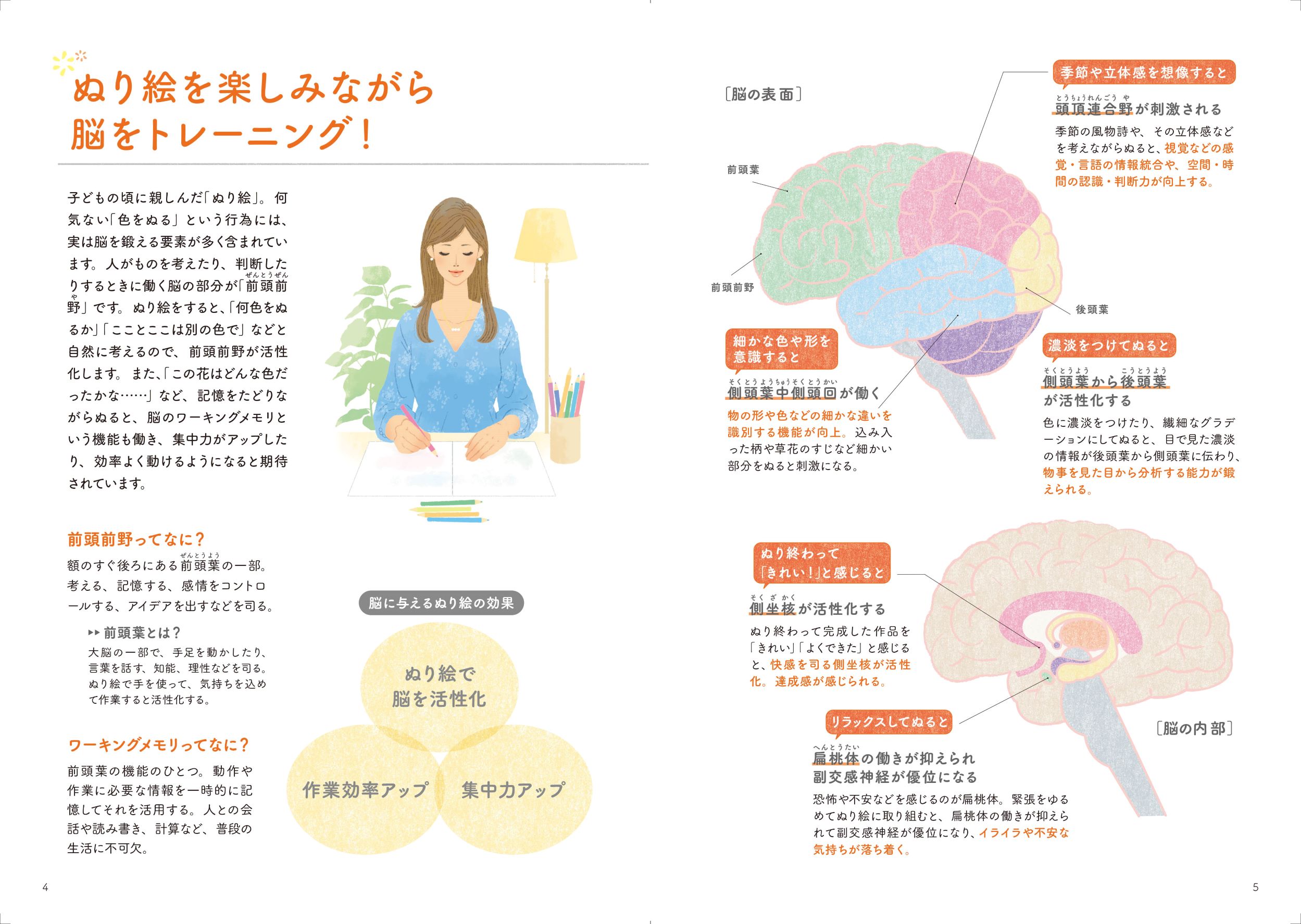 脳が若返る、自律神経が整う、心が癒される　12ヵ月の日本の情景 ぬり絵