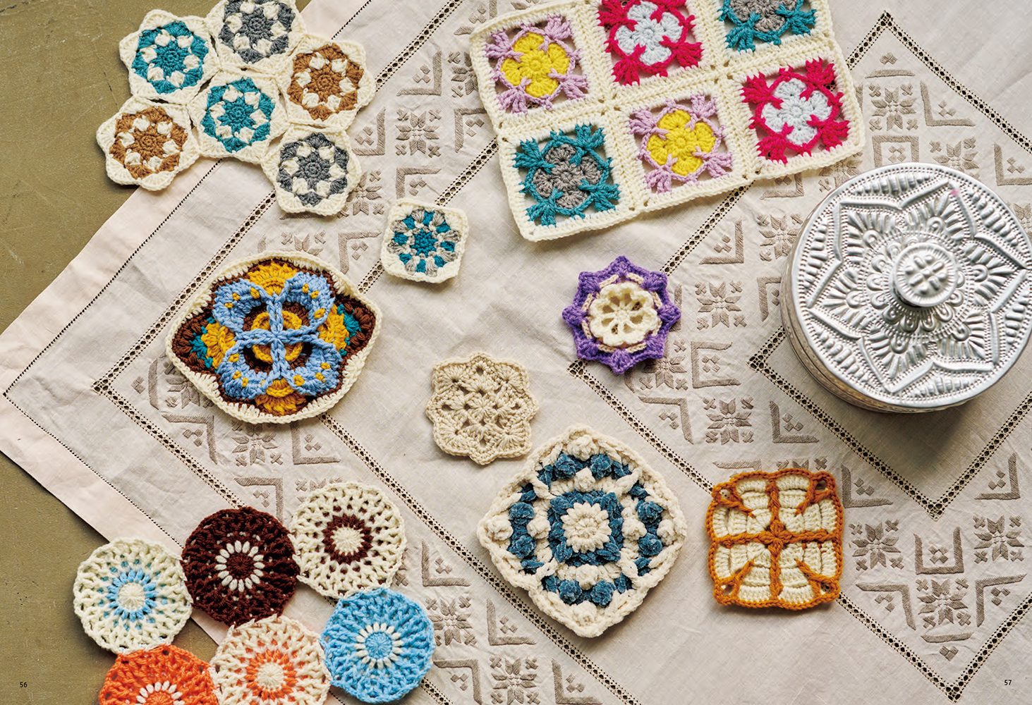 かぎ針で編むモロッカンデザインのモチーフアイデアBOOK
