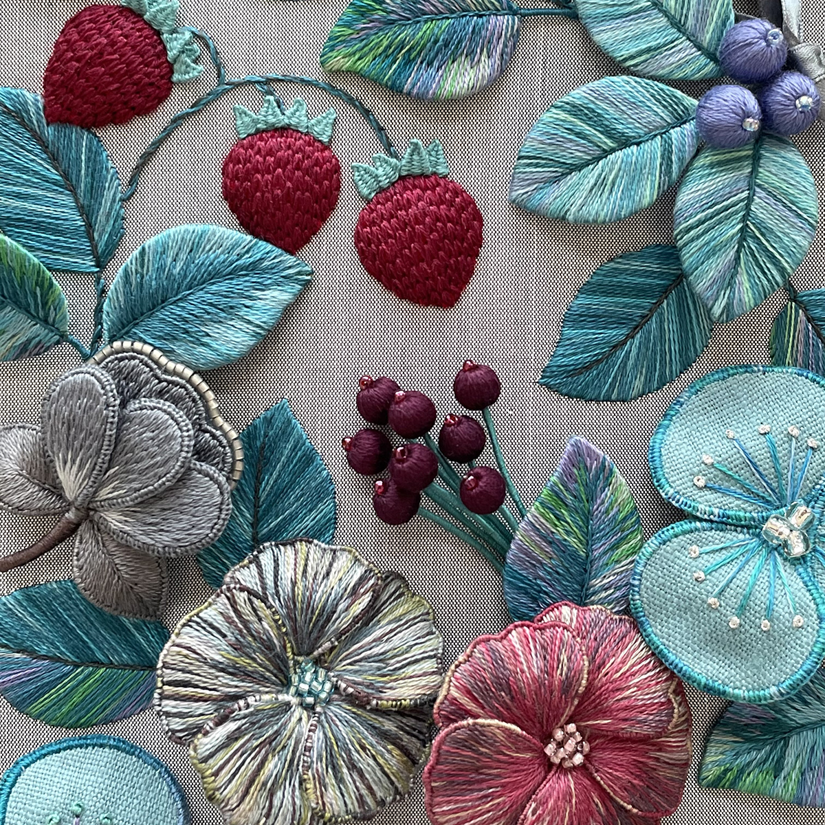 小西ゆりさん刺繍展キービジュアル