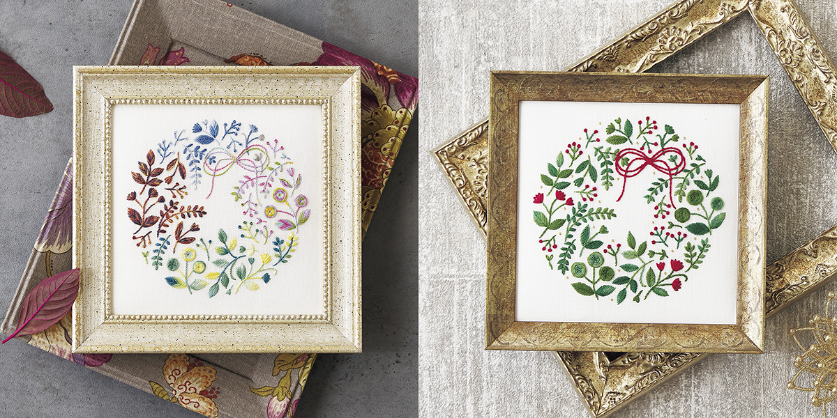 書籍『段染め糸の刺繍』より