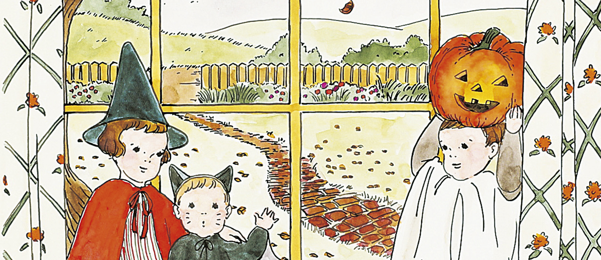 ますこえりさん直筆のカラー原画「秋の窓辺」を紹介！｜『ガラスペンとインクでなぞる四季色ノスタルジー』