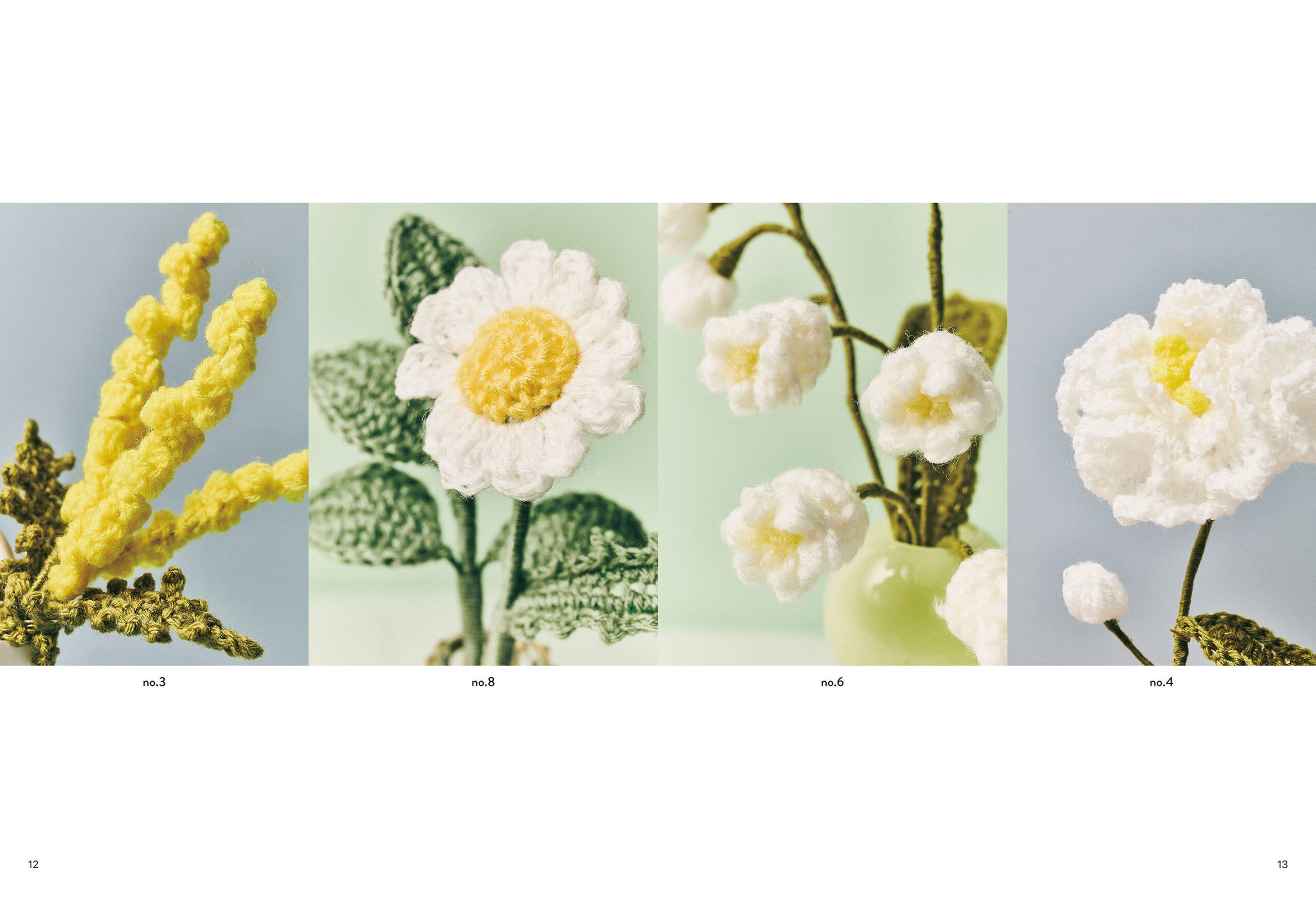 かぎ針で編む ニットフラワー